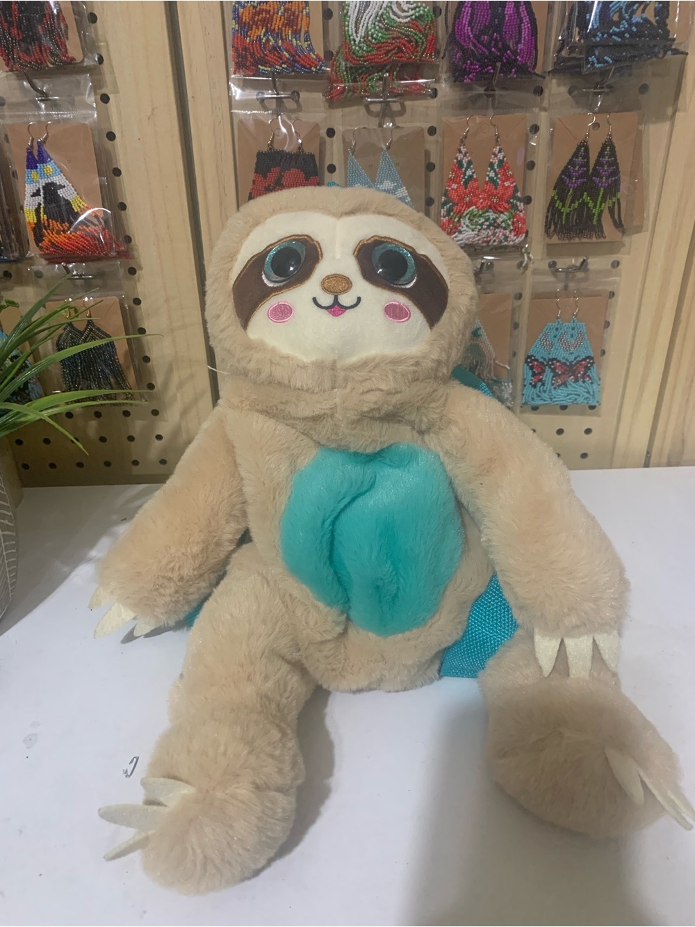 Plush Sloth Stuffed Animal back pack